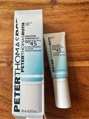Peter thomas Roth SPF 45 water drench moisturizer brand new